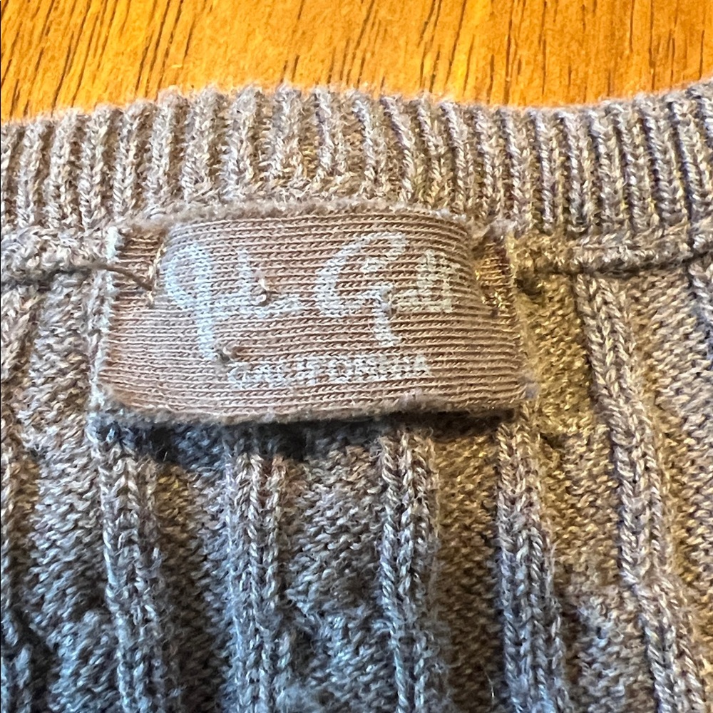 J. Galt Cotton Brown Knit Cardigan - Picture 2 of 13